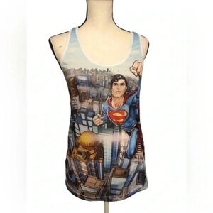 DC Comics Women’s Superman Tank Top Size Large